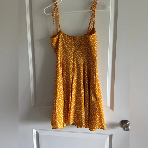 Yellow Polka Dot Showpo Summer Dress - Picture 8 of 10